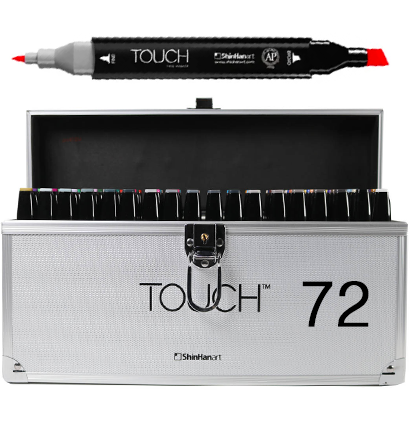 Набор маркеров Touch Twin Limited Edition 72 цвета для скетчинга 