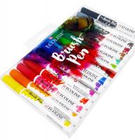 Набор акварельных маркеров для рисования Ecoline Brush Pen 15 цветов