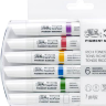 Набор маркеров Pigment Marker Winsor & Newton 6 Rich Tones (насыщенные оттенки) для рисования купить в художественном магазине Скетчинг Про с доставкой по РФ и СНГ