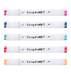 Набор маркеров для скетчей Graph'it Brush 12 Комиксы в фирменном кейсе