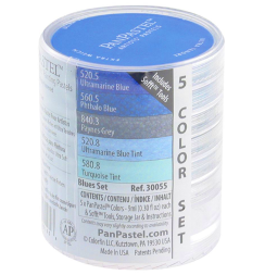 Набор пастели PanPastel Starter Blue 5 голубых цветов в контейнерах по 9 мл