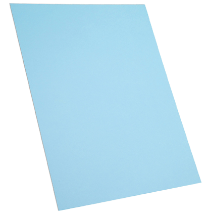 Цветная бумага Небесный голубой для рисования и дизайна Sadipal Sirio пачка А4 / 50 листов / 240 гм