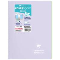 Тетрадь в клетку Koverbook ClaireFontaine сиреневая А4 / 80 листов / 90 гм