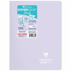 Тетрадь в клетку Koverbook ClaireFontaine сиреневая А4 / 80 листов / 90 гм