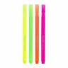 Набор текстовыделителей Bruynzeel Neon Slim 4 цвета неоновые купить в магазине маркеров Скетчинг Про с доставкой