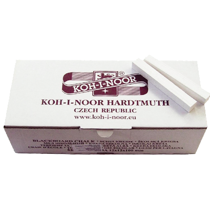 Мел белый Koh-I-Noor Blackboard Chalk набор в коробке 100 штук