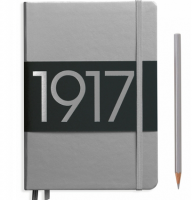 Записная книжка Leuchtturm «Metallic Edition» A5 в точку серебрянная 251 стр.