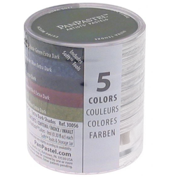 Набор пастели PanPastel Starter Extra Dark 5 экстра темных цветов по 9 мл