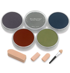 Набор пастели PanPastel Starter Extra Dark 5 экстра темных цветов по 9 мл