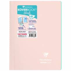 Тетрадь в клетку Koverbook ClaireFontaine пудровая А4 / 80 листов / 90 гм