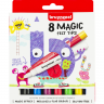 Фломастеры с меняющимся цветом Bruynzeel Kids Magic набор 8 штук купить в художественном магазине Скетчинг Про с доставкой по всему миру