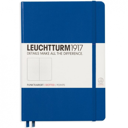 Записная книжка Leuchtturm «Medium» A5 в точку королевский синий 251 стр.