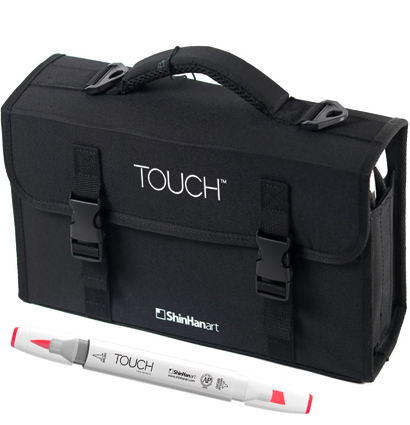 Набор маркеров Touch Brush Limited Edition 102 цвета для скетчинга в пенале