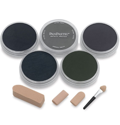 Набор пастели PanPastel Starter Shadows 5 темных цветов по 9 мл