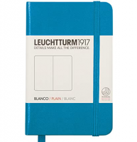 Блокнот Leuchtturm1917 Мини A7 нелинованный лазурный 171 стр.