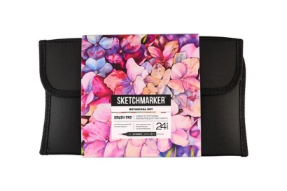 Набор 24 маркера Sketchmarker Brush Pro "Botanical Set" в пенале