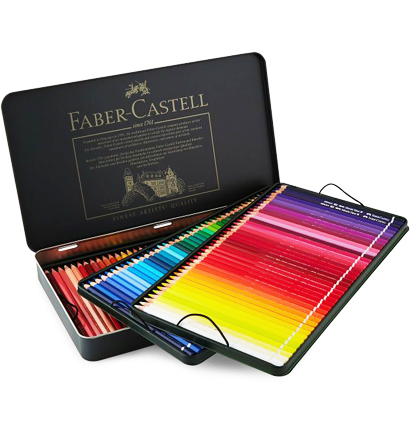 Набор акварельных карандашей Albrecht Durer Faber Castell 120 цветов в шкатулке + CD с уроками