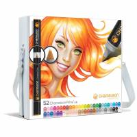 Набор маркеров Chameleon Color Tones 52 в чемодане (маркеры + блендер + линер + комплектующие )