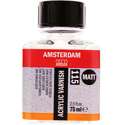 Лак для акрила матовый Amsterdam Acrylic Varnish Matt 115 во флаконе 75 мл