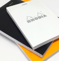 Блокнот нелинованный Rhodia Basics мягкая обложка оранжевый А4 / 80 листов / 80 гм
