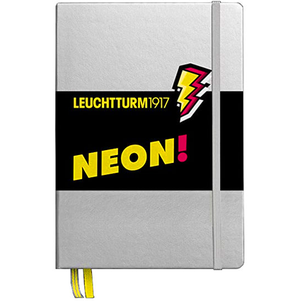Записная книжка Leuchtturm «Neon» A5 в точку неон/желтый 251 стр.