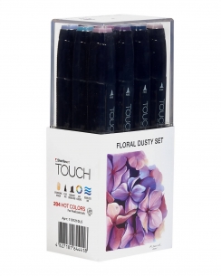 Touch Twin 12 Floral/Dusty набор маркеров для скетчинга (цветочные припыленные)