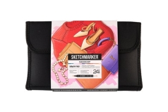 Набор 24 маркера Sketchmarker Brush Pro "Fashion Set " в пенале