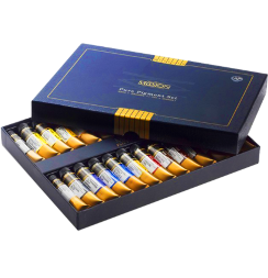 Набор акварельных красок Mijello Mission Gold Watercolor  24 цвета в тубах 15 мл