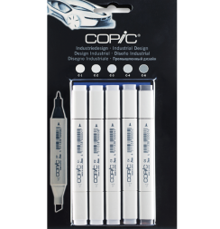 Набор маркеров COPIC CLASSIC 5 Industrial Design в блистере (промышленный дизайн)
