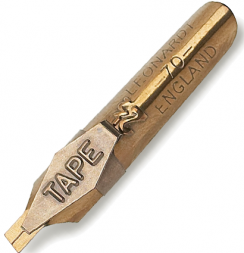 Бронзовое перо Manuscript Tape 2.5 мм с наконечником