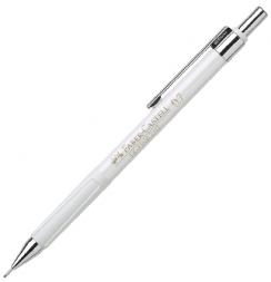 Карандаш механический Faber-Castell TK-Fine 2317 белый, грифель 0.7 мм HB