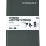 Скетчбук Sketchmarker Marker Line для маркеров угольный с твёрдой обложкой  купить в магазине Скетчинг ПРО с доставкой по РФ и СНГ