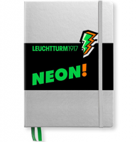 Записная книжка Leuchtturm «Neon» A5 в точку неон/зеленый 251 стр.