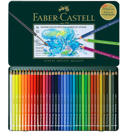 Набор акварельных карандашей Albrecht Durer Faber Castell 36 цветов