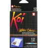 Набор акварели Sakura Koi Pocket Sketch Box 12 цветов в кейсе + губка и кисть купить в фирменном художественном магазине Скетчинг Про с доставкой по РФ и СНГ