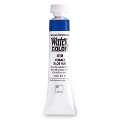 Краска акварельная SH WATER COLOR PRO туба 7,5мл №418 кобальт синий