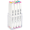 Купить набор маркеров для скетчинга Touch Brush 12 штук пастельные цвета в магазине товаров для скетчинга ПРОСКЕТЧИНГ с доставкой по РФ