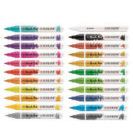 Набор акварельного скетчинга "Watercolour sketchbox" / маркера 22 Ecoline Brush Pen