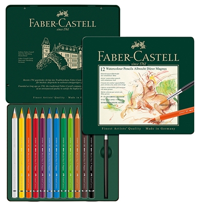 Набор акварельных карандашей Albrecht Dürer Magnus Faber Castell 12 цветов