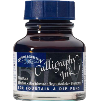 Тушь Winsor&Newton Calligraphy Ink сине-черная для каллиграфии прозрачная, 30 мл