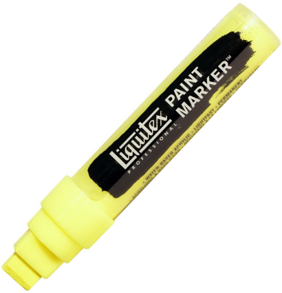 Маркер акриловый Liquitex Paint Marker широкий 15 мм 981 жёлтый флуоресцентный
