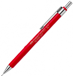 Карандаш механический Faber-Castell TK-Fine 2317 красный, грифель 0.7 мм HB