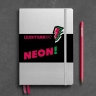 Записная книжка Leuchtturm «Neon» A5 в точку  неон/розовый 251 стр.