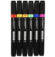 Набор маркеров для скетчинга Potentate Alcohol Based Set 6 Basic (базовые)