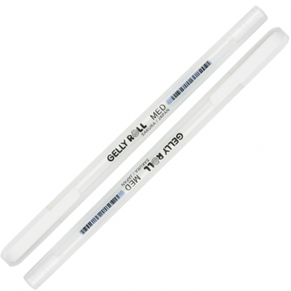Белая гелевая ручка Sakura Gelly Roll White для рисования / выбор толщины