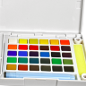 Набор акварели Sakura Koi Pocket Sketch Box 30 цветов в кейсе + губка и кисть купить в художественном магазине Скетчинг Про с доставкой по РФ и СНГ