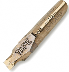 Бронзовое перо Manuscript Tape 4.0 мм с наконечником