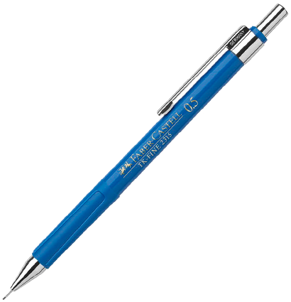 Карандаш механический Faber-Castell TK-Fine 2317 синий, грифель 0.7 мм HB