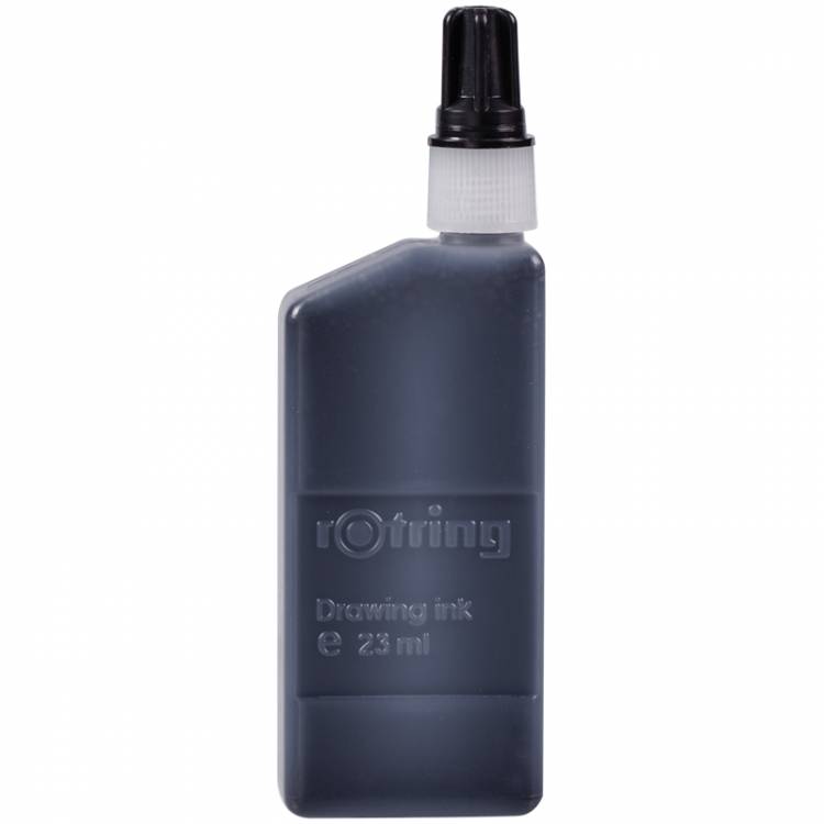 Чернила для изографа Rotring Drawing Ink черные 23 мл купить в магазине ...