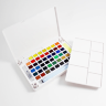 Набор акварели Sakura Koi Pocket Sketch Box 48 цветов в кейсе + губка и кисть купить в художественном магазине Скетчинг Про с доставкой по РФ и СНГ